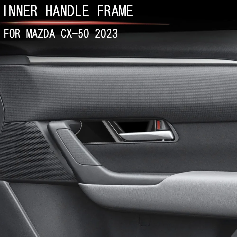 

Автомобильная внутренняя дверная ручка, чаша, накладка, внутренняя отделка для Mazda CX50 CX-50, внедорожник, аксессуары для интерьера 2023 2024