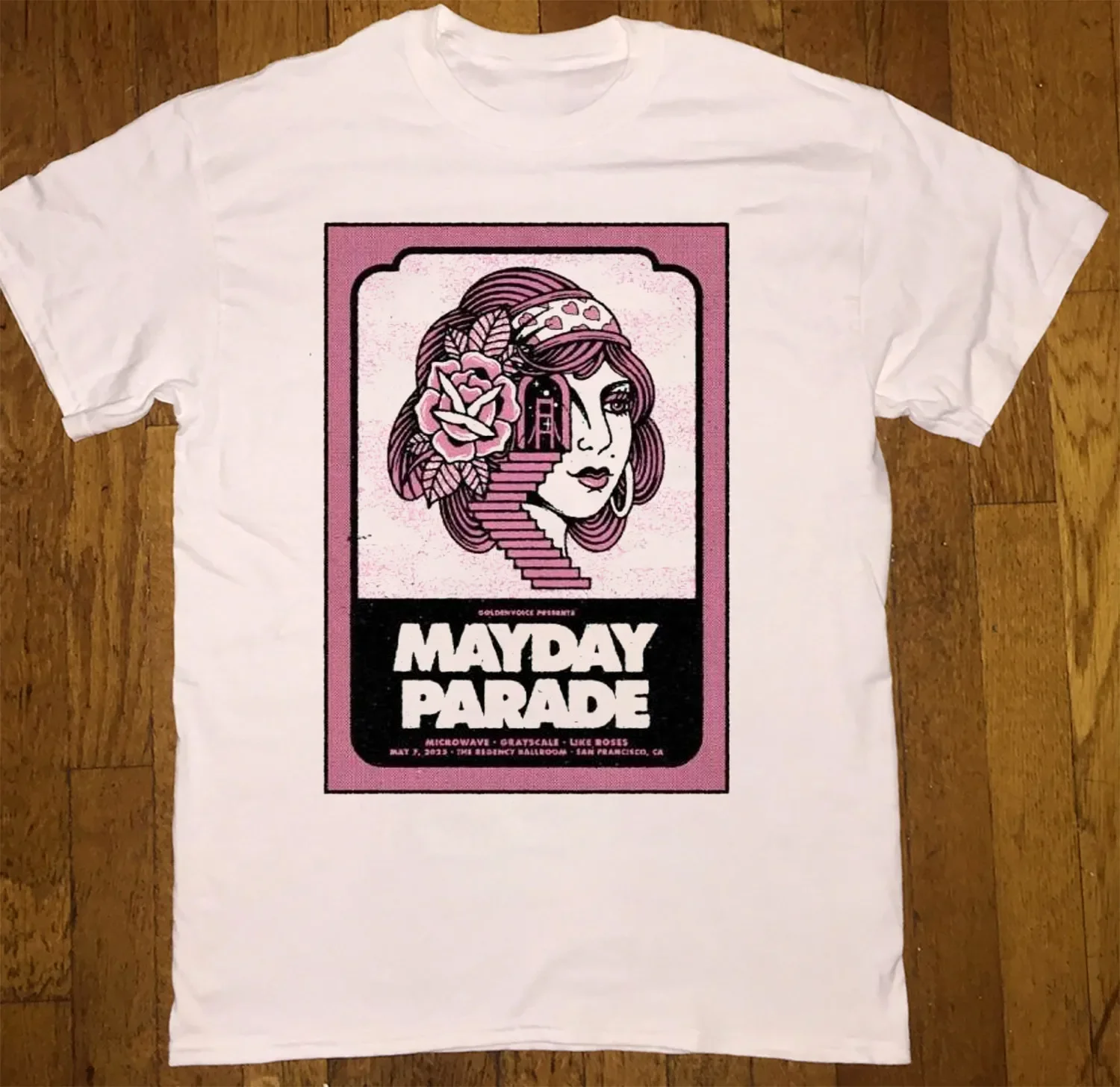 Mayday Parade The Regency Ballroom 2025 Tour Poster T-Shirt AQ35