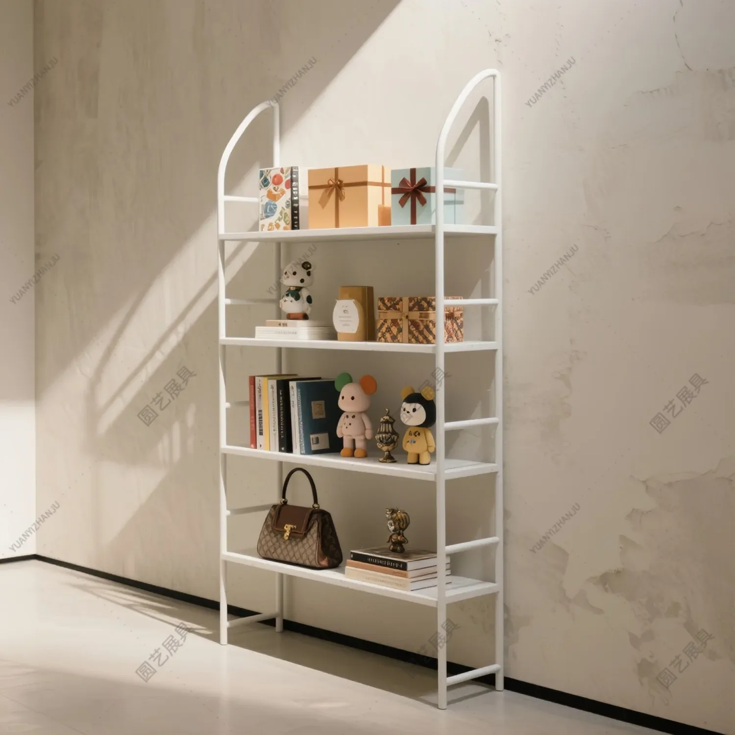 Book storage rack, model figurine display, room item storage rack, floor-standing storage rack, display cabinet