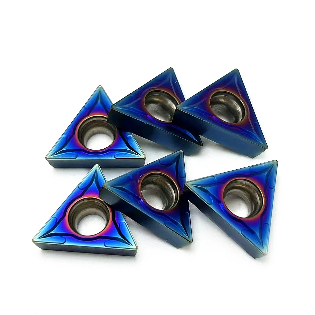 Nano Blue High-Quality 10PCS TCMT16T304 TCMT16T308 KT7030 Tungsten Carbide Insert TCMT 16T304 TCMT 16T308 Lathe Machine Tools