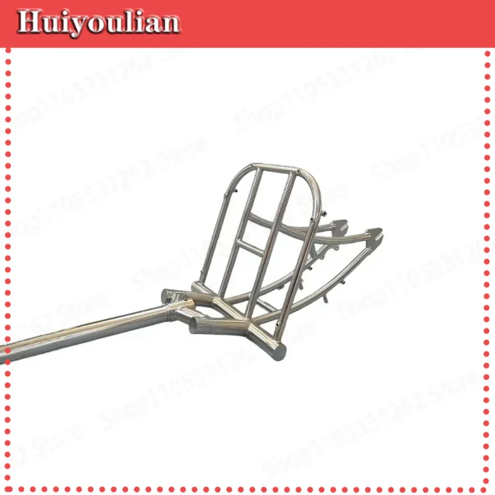 Thickened Steel Open Front Fork - 28.6mm Upgrade Pipe Adjustable Open Shelf for 700C Bike