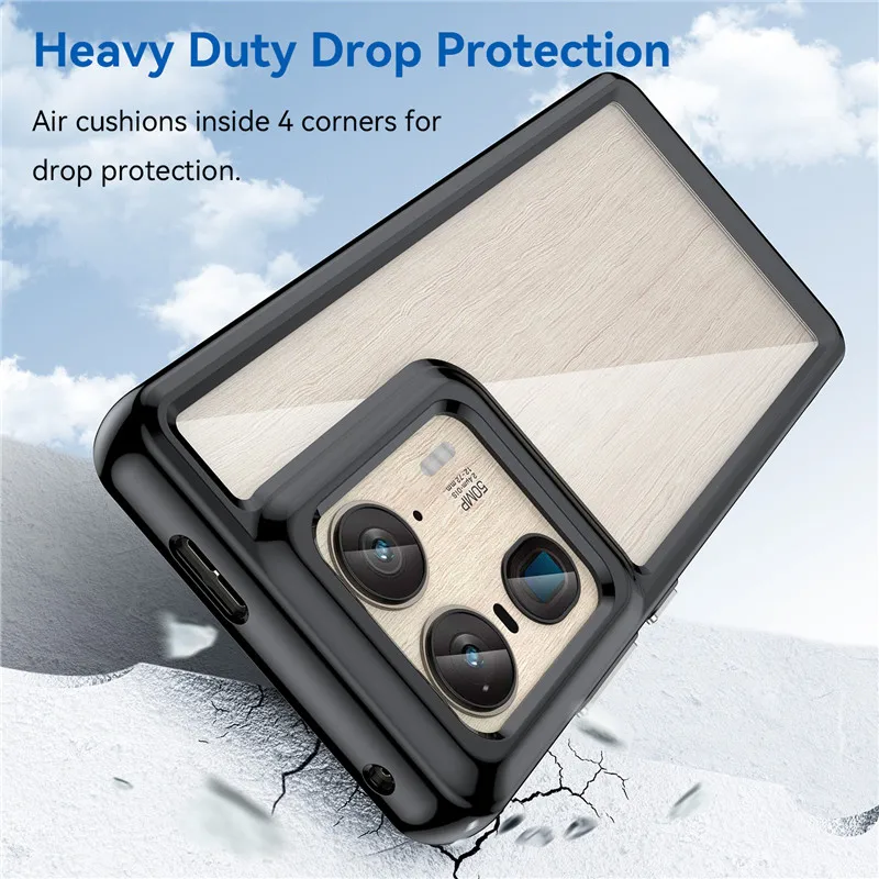 Funda de teléfono para Motorola Moto X50 Ultra, cubierta de TPU, borde acrílico, avión trasero, Motorola Moto X50 Ultra