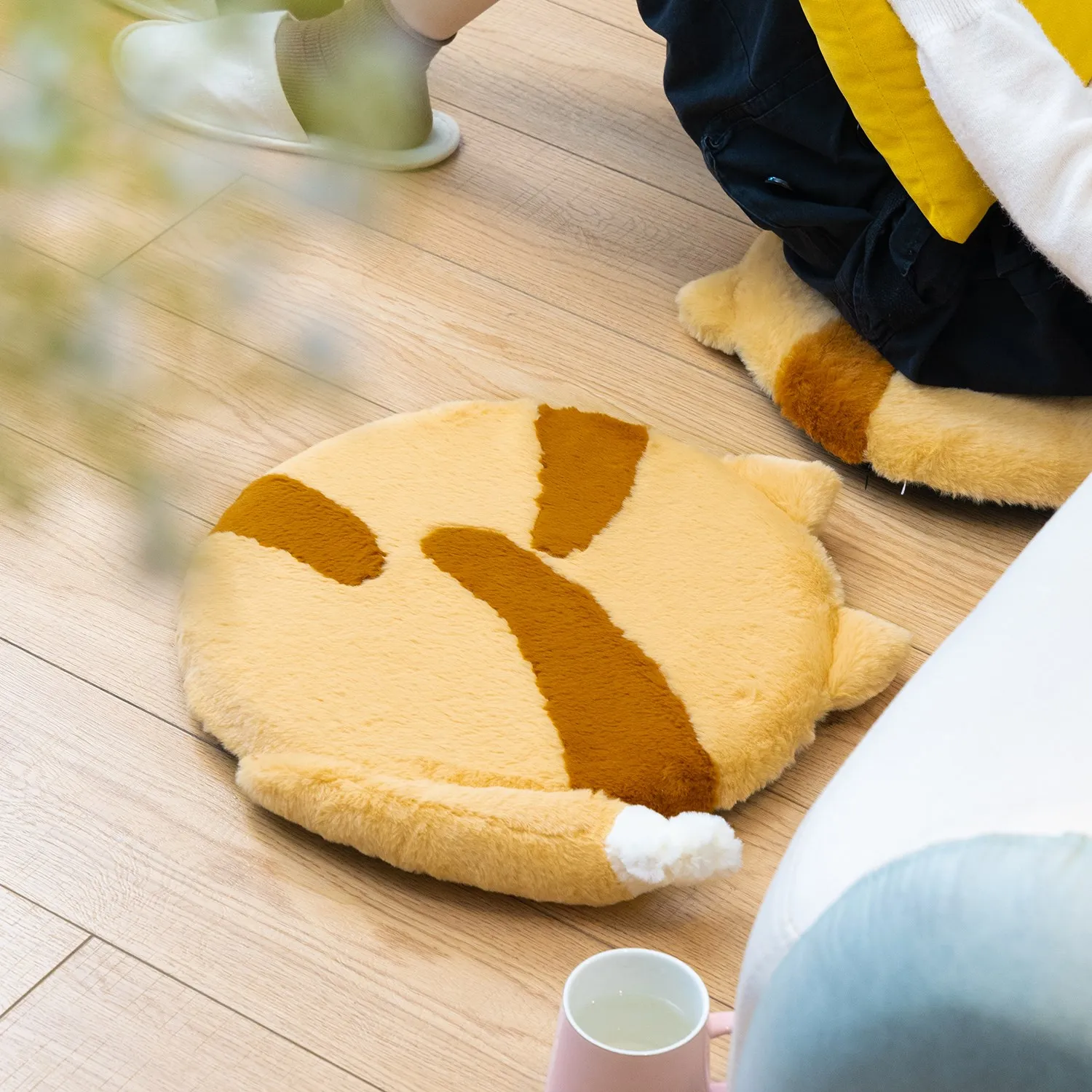 GeekShare-Almofada de algodão macio para casa, travesseiros de pelúcia, travesseiro sofá quente, cadeira de escritório almofadas, presentes de aniversário, inverno