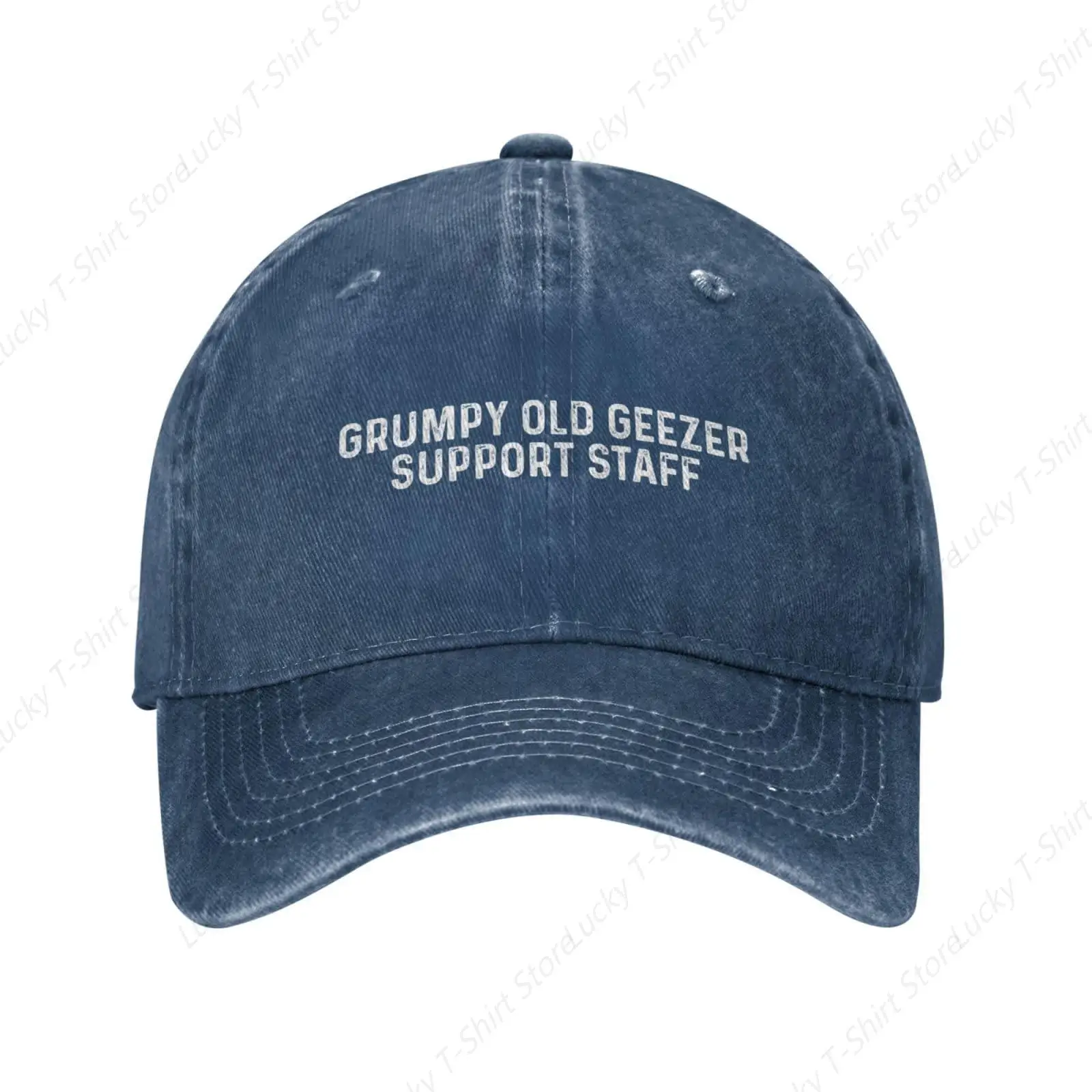 Grumpy Old Geezer Support Staff Baseball Cap for Women Men Trucker Hat Unisex Graphic Ball Dad Hats Casual Outdoor Cowboy Caps