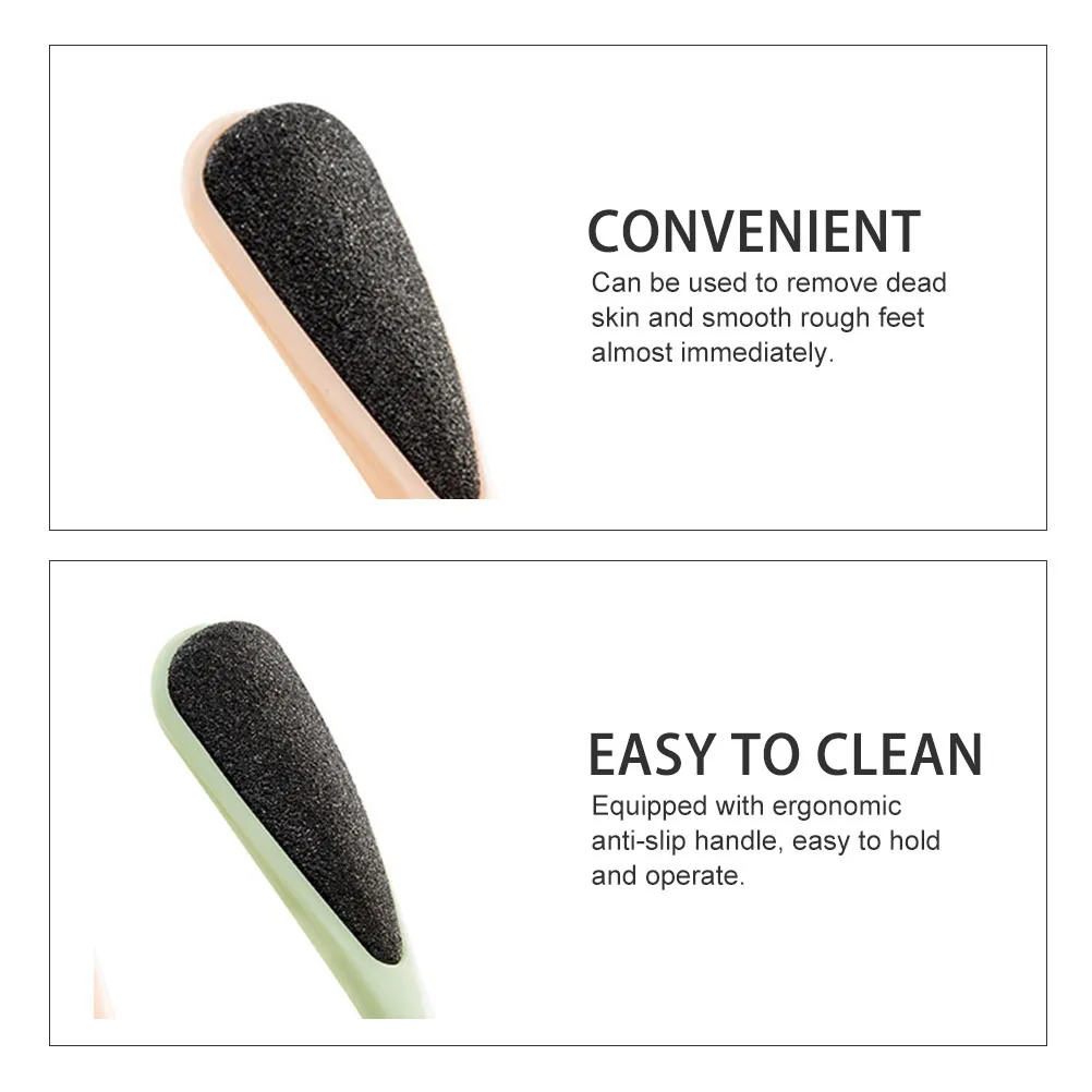 

2Pcs Foot Callus Removers Professional Handheld Pedicure File Exfoliating Dead Skin Remover Foot Care Trimmer Dead Skin Remover