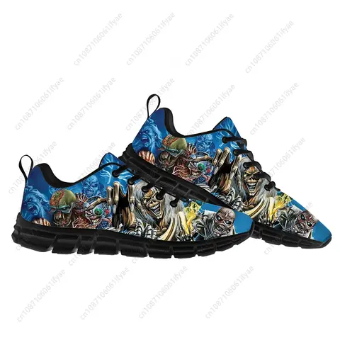 M-Maidens Heavy Metal Rock Band Singer Music Iron Sports Shoes Mens Womens Teenager Breathable Lace-up Sneakers Customize Shoes