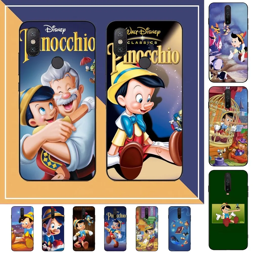 Disney Pinocchio Phone Case For Redmi Note 4 X 5 A 6 7 8 Pro T 9 Pro 9S 10 Pro 11 Pro 11S 11Epro PocoM3pro