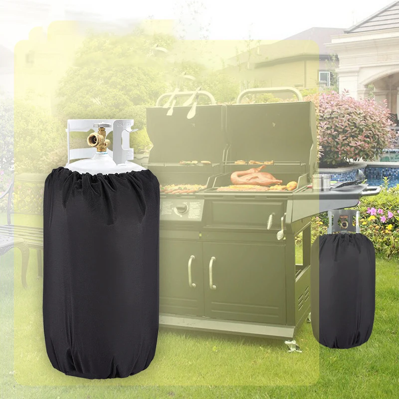 210D Oxford Propane Tank Cover Waterproof Dust-proof Gas Bottles Cover Outdoor Gas Tank Cover Stove Protective Covers