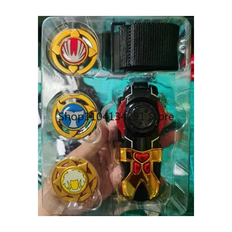 Bandai Original Ninpu Sentai Hurricaneger Transformator Anime Action Figures Toys for Boys Girls Kids Gift