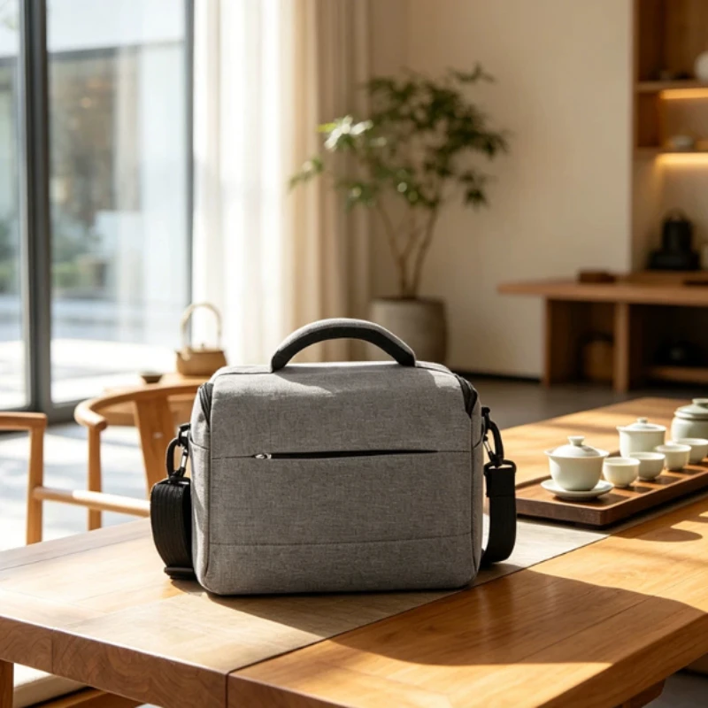 Photographer Camera Shoulder Bag Oxford Cloth Crossbody Case Portable for Sony Nikon Canon Panasonic DSLR Mirrorless