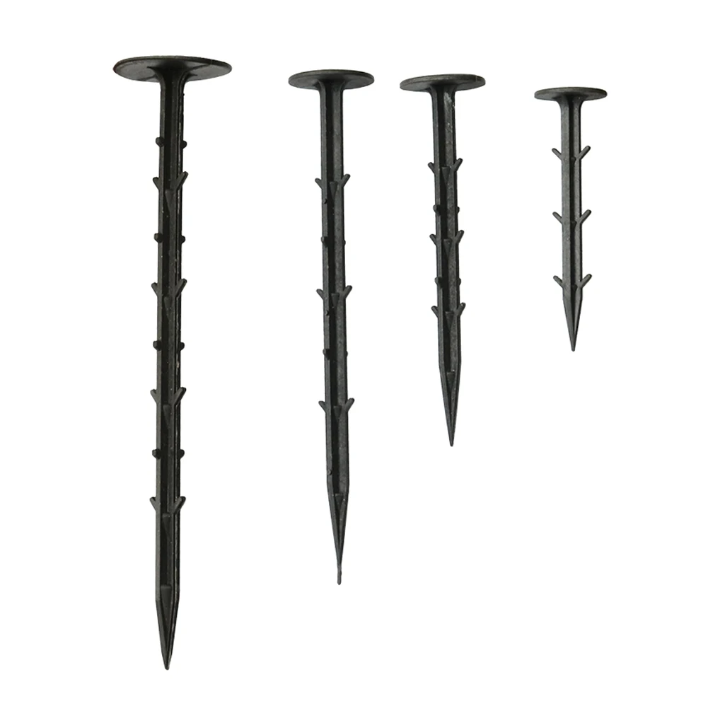 11/15/20cm Ground Nail Film Fixed Garden Pegs Greenhouse Film Weed Prevention Ground Cloth Sunshade Fly Net Plastic Fixed Peg