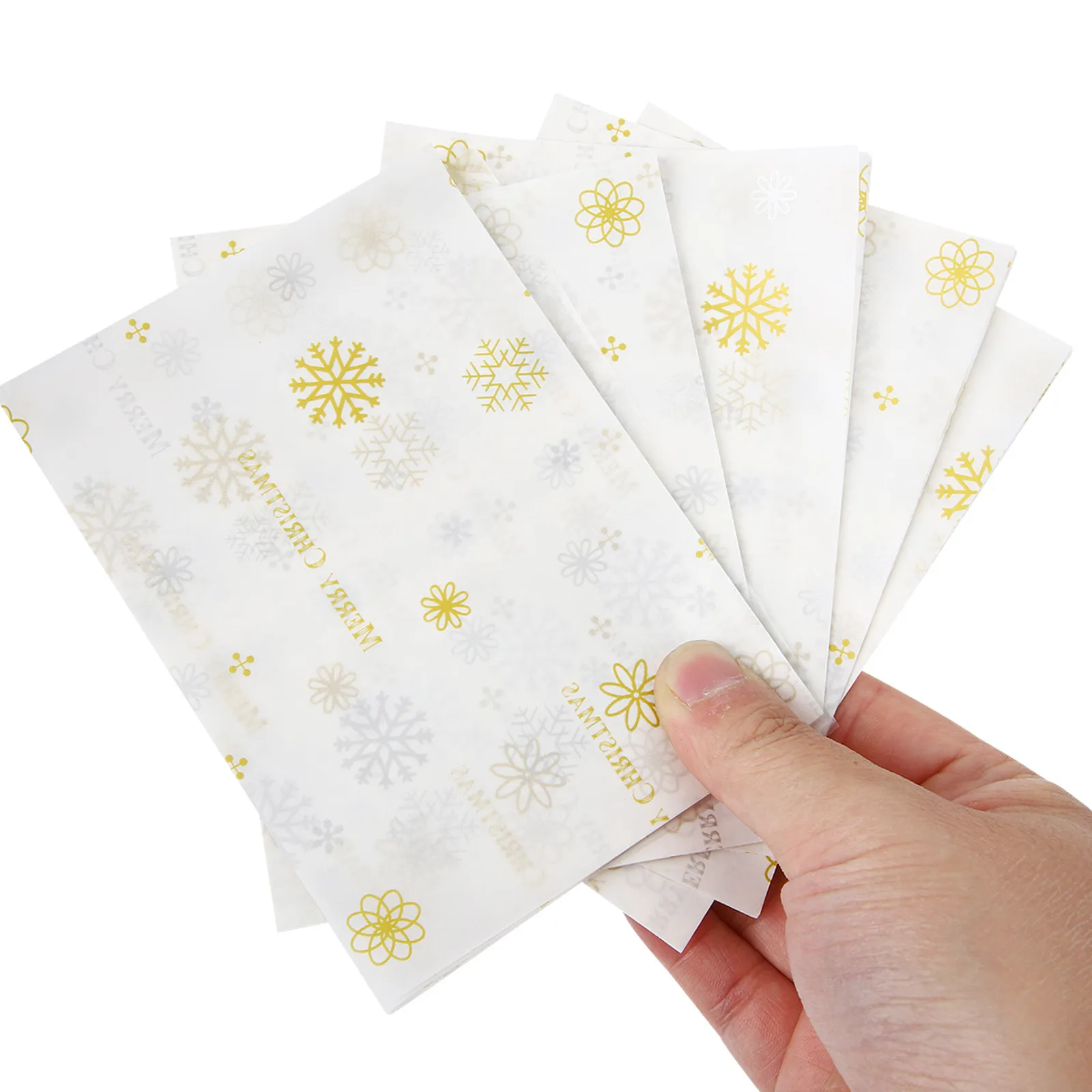500 Sheets Christmas Candy Wrappers Nougat Chocolate Sweets Wrapping Paper - Cookie Packaging Paper for Food Industry