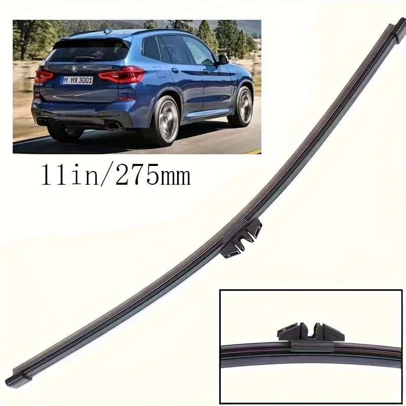 

11" Rear Wiper Blade Windshield Windscreen Clean Tailgate Window Car Rain Brush For BMW X3 G01 2.0 3.0 2018 - 2023