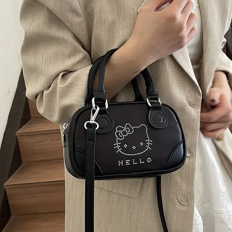 

Sanrio Cute Fashionable Waterproof Single Shoulder Crossbody Bag Hello Kittys Girls Summer Hot Small and Versatile Sweet Handbag