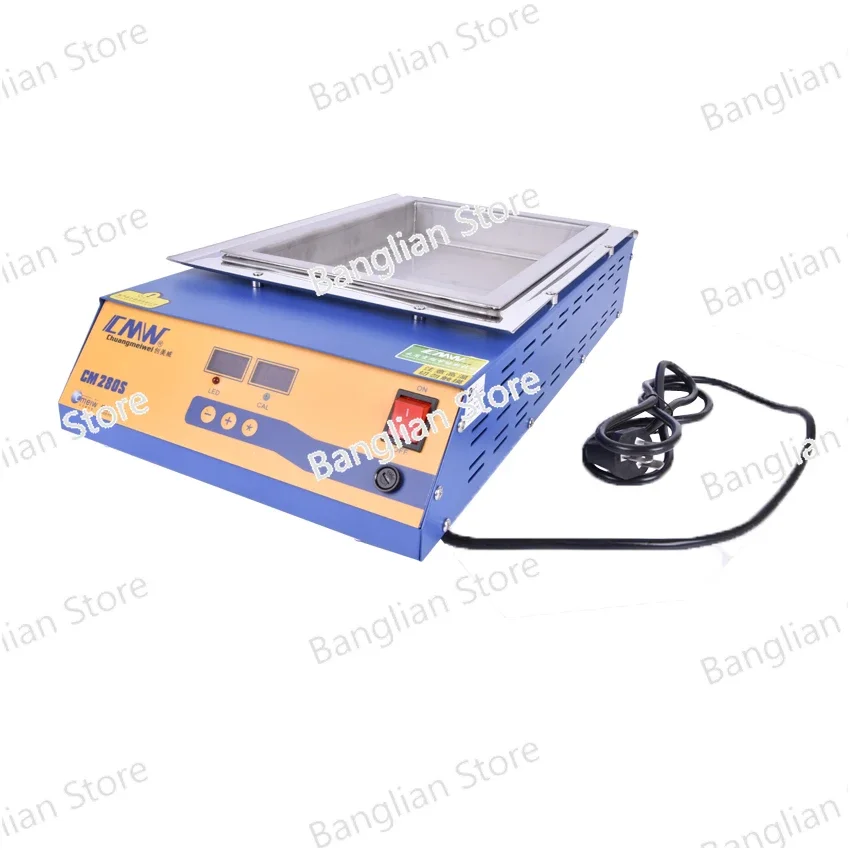 Lead-free Double Digital Solder Pot Soldering Soldering Desoldering Bath 2000W