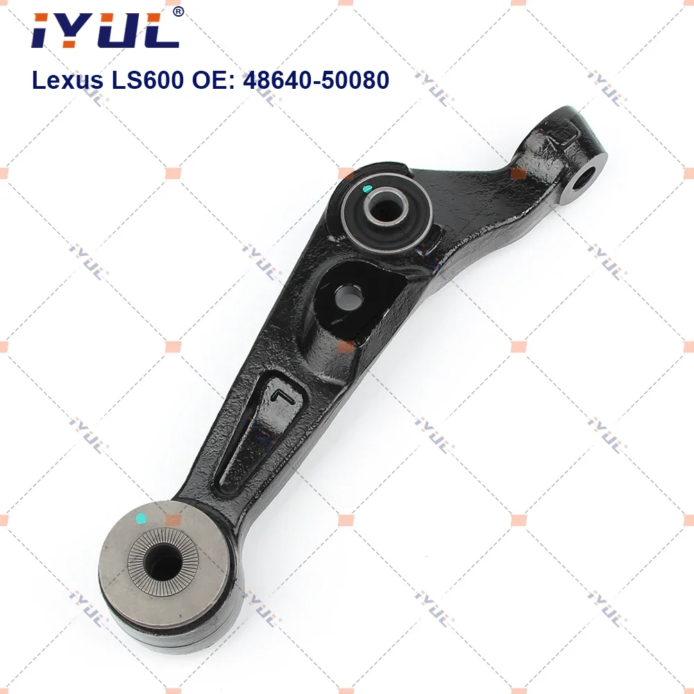 IYUL A Pair Front Lower Suspension Control Arm Straight For Lexus LS600 LS600h LS600HL UVF45 48640-50080 48620-50080