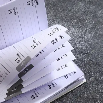 A7規格2026年英文計畫本,迷你隨身口袋行程本,64張128頁薄型週曆 8 最佳銷售 行程 - №8