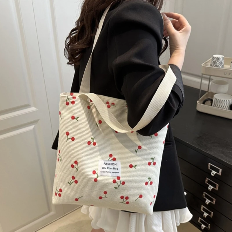 

X5XA Легкая вельветовая сумка на плечо Практичные вместительные внутренние сумки подмышки для путешествий Покупки Ежедневные ошибки