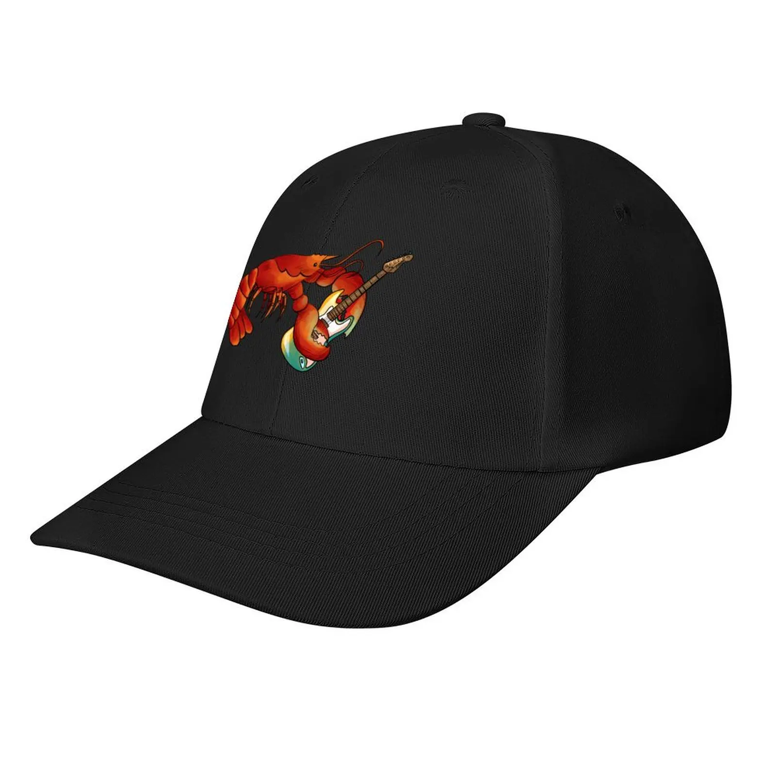 

Lobster Playing Guitar Baseball Cap Beach Outing birthday black luxury woman cap Women's Hats Men's