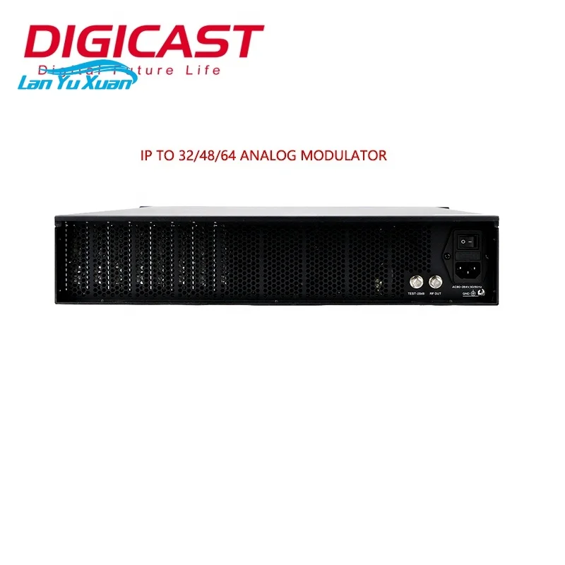 DIGICAST  IP to PAL Converter NTSC 32 Channels  IP to Analog RF Modulator