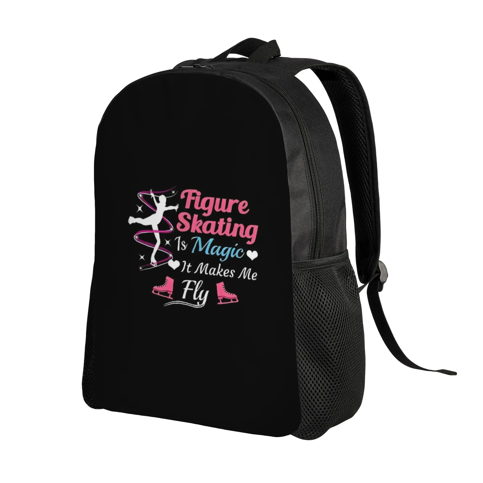 Back to school season Personalised Figure Skating is Magic It Makes Me Fly Daypack  Girl Boy Backpack