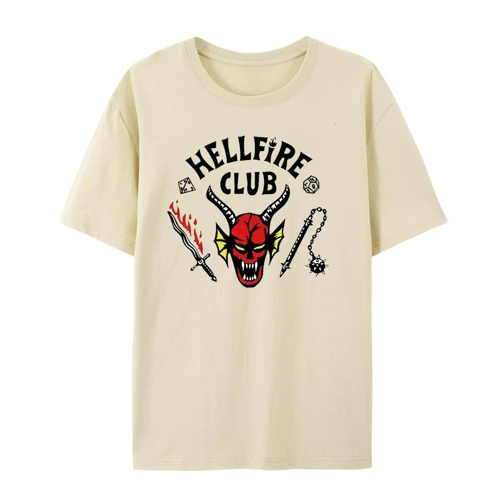 حار بيع أزياء جديدة للرجال مطبوعة نمط Hellfire نمط الشيطان البري الرياضة والترفيه الرجال والنساء تي شيرت #5