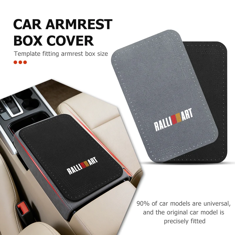 Tapis de protection pour accoudoir central de voiture Mitsubishi, accessoires d'intérieur automobile, Lancer Evo Evolution ASX Outlander