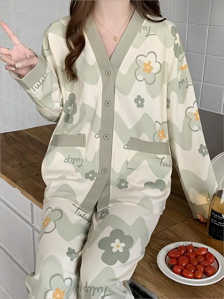 Home Clothes for Women Clothing Underwear Woman Set Big Size Pajamas Two-piece Ladies Sleepwear Women's Pyjamas pijama bra