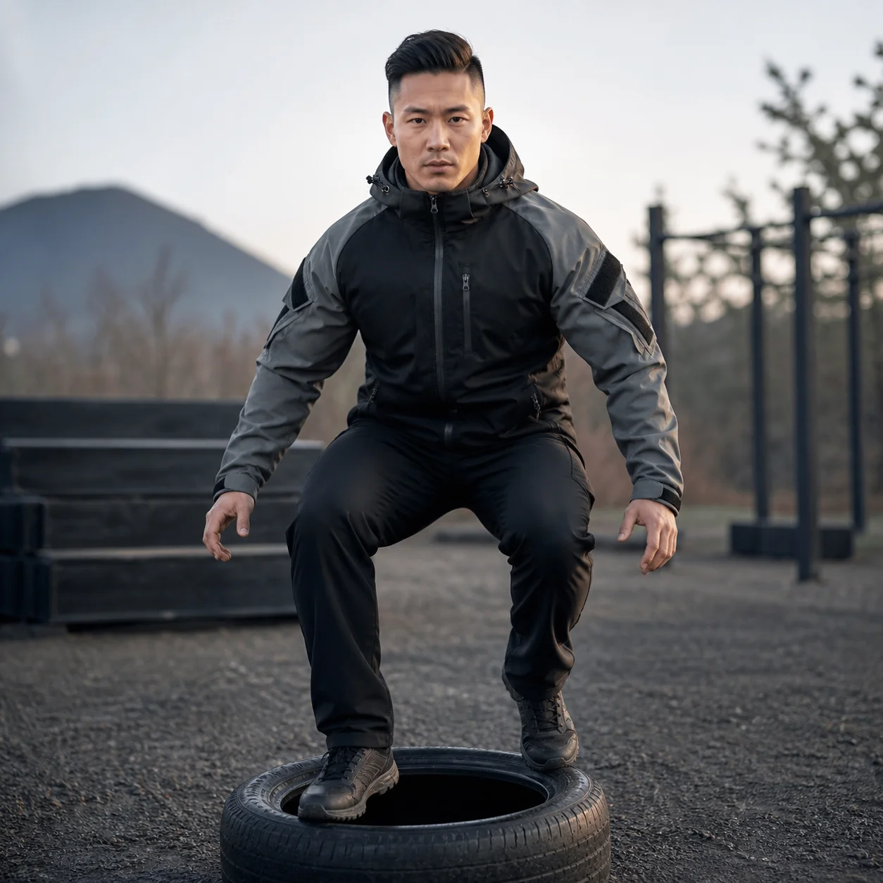 SP2 Strike II Law Enforcement Tactical Jacket Spring And Autumn Style Clothes Frog Suit Coat Outdoor Hooded Jacket Men