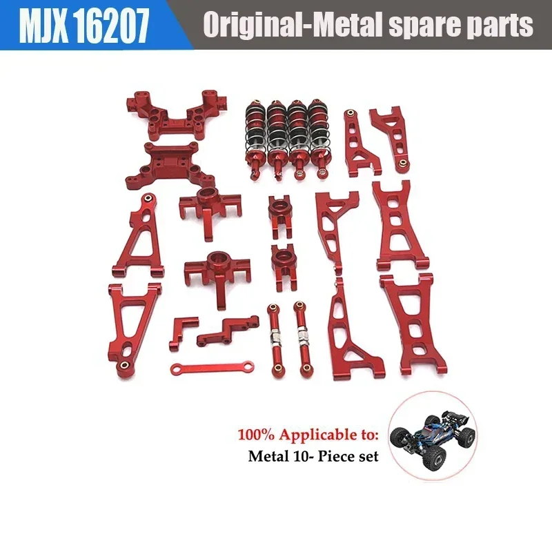 MJX 16207 16208 16209 16210 H16 M162 M163 Metalowa przednia tylna pokrywa skrzyni biegów 16160 16190 1/16 RC Car Części do modernizacji Akcesoria