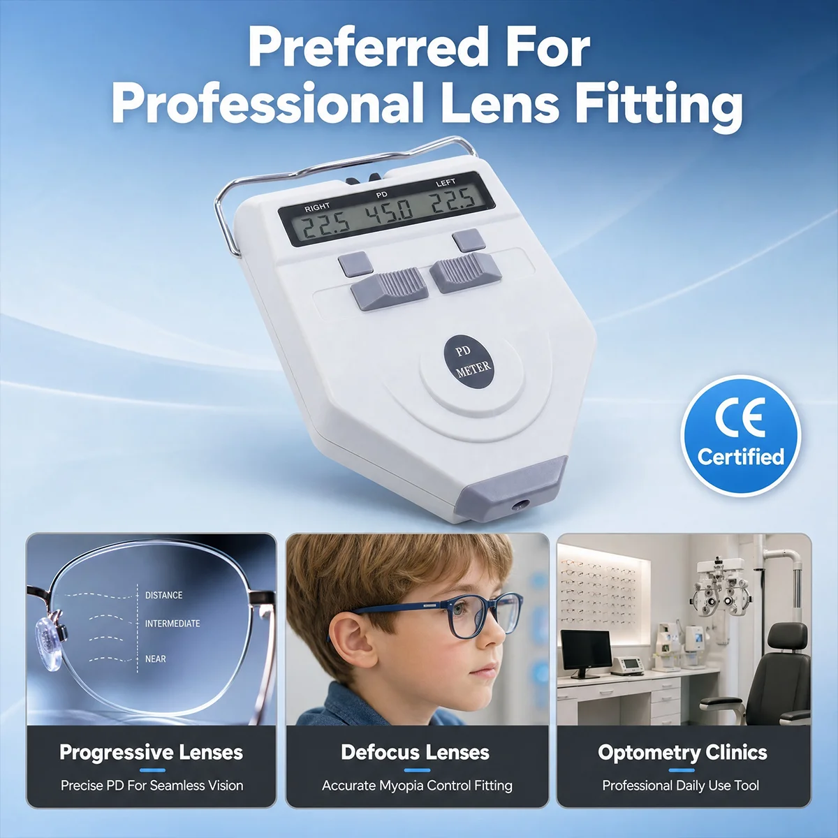 Digital PD Meter Pupilometer For Optometrist Pupilometro