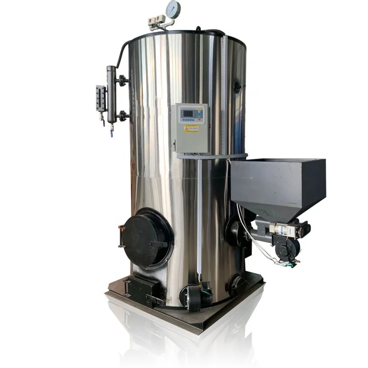Vertical 100kg to 700kg Industrial Best Small Outdoor Wood Chip Stove Steam Boiler
