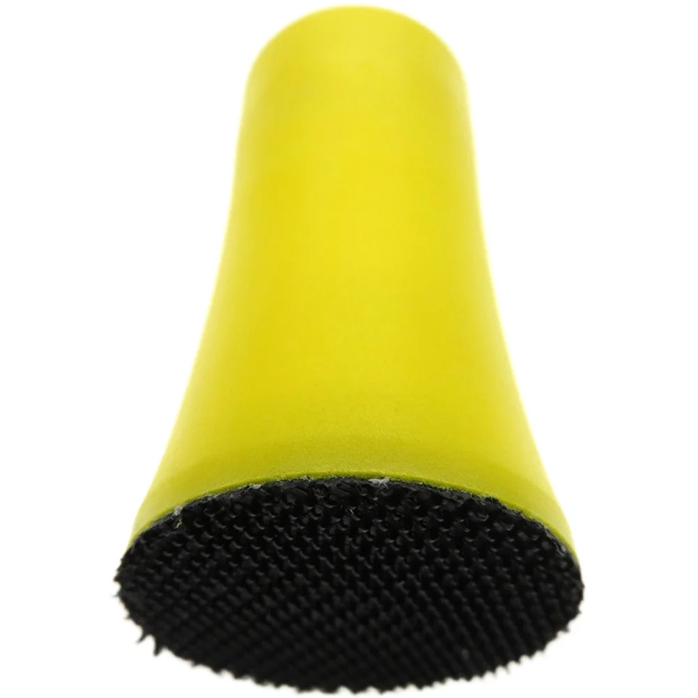 Manual PU Sanding Pad for Wood Surfaces with Suction Cup Base and Self Flocking 5x10cm 5.5x12cm 6.6x9.6cm 7.1x12cm