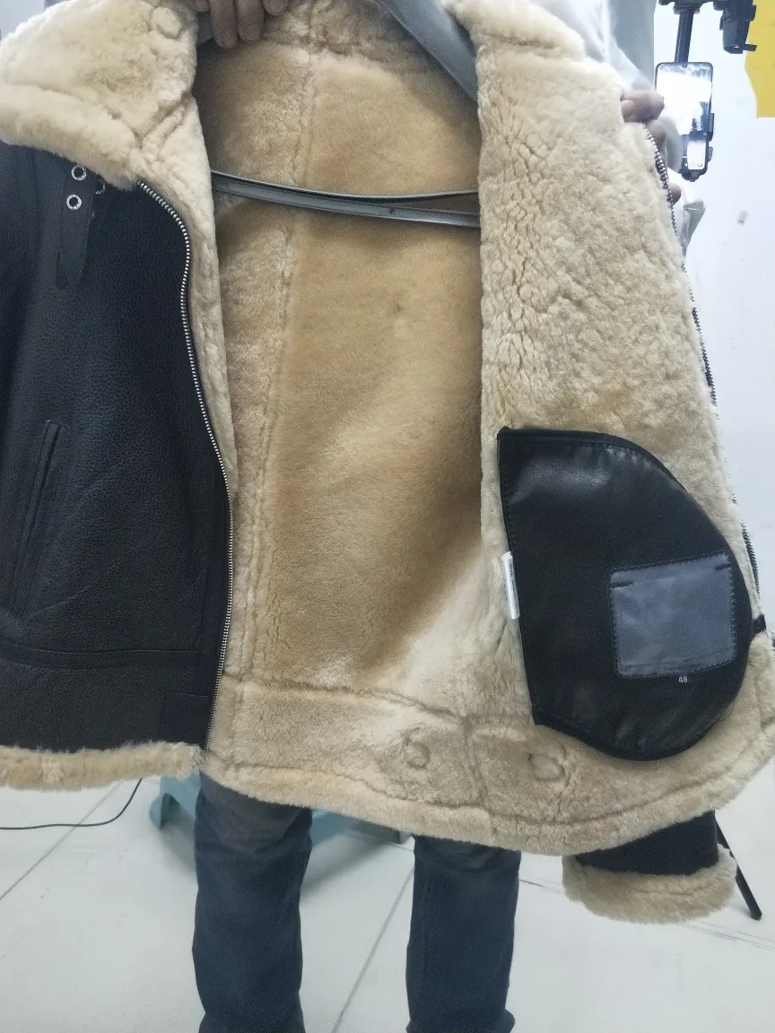 Cappotto in Shearling di montone genuino di alta qualità di lusso giacca in vera pelle di lana naturale per donna donna donna panno invernale