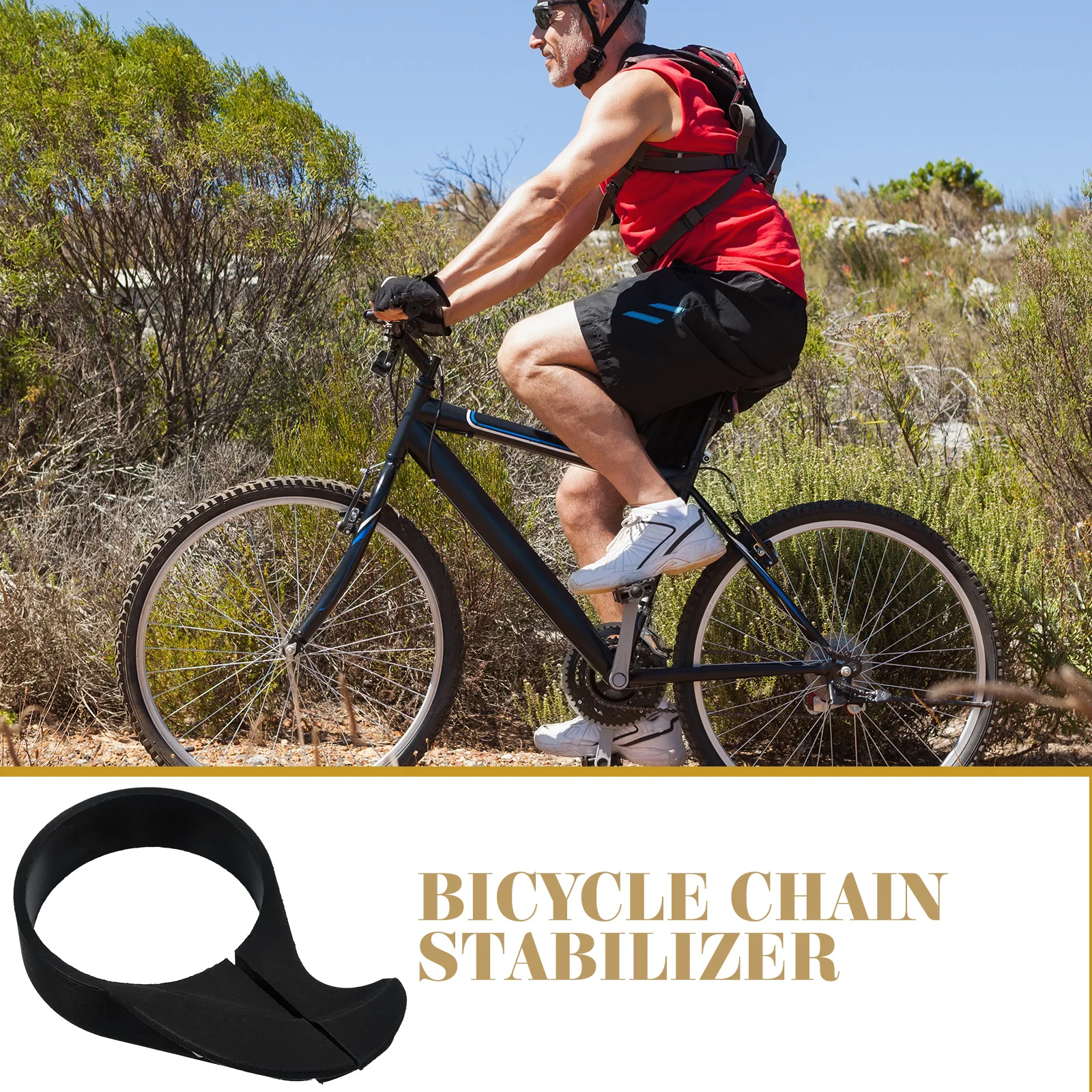 

Multi-Function Plastic Guide Chain Catcher For Bicycle Chain Protector Light Weight Outdoor Use Safe Reliable