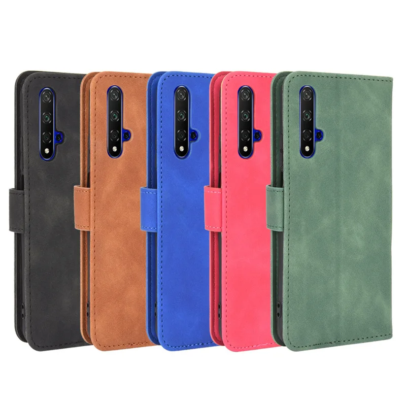 

Anti-theft Brush Wallet With Card Photo Frame Stand Magnetic Flip Leather Case For Huawei Honor 20 Nova 5T Phone Case