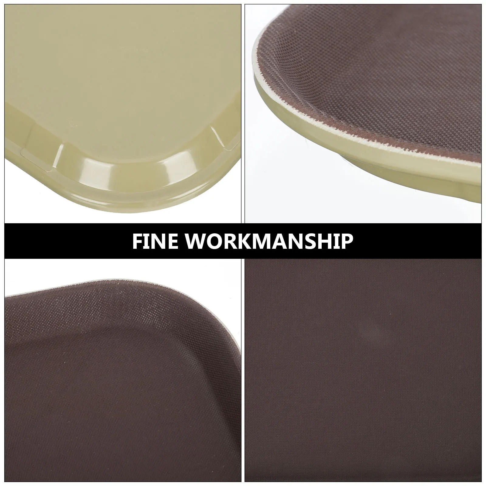 

Anti-Skid Food Melamine Serving Tray For Hotel Restaurant Coffee Shop Practical Tea Snack Cake Bread Storage Tray