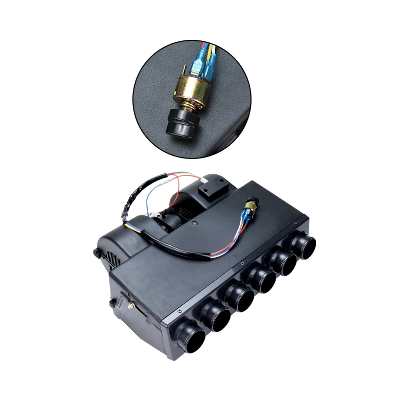 12V 24V Universal Car Air Heater Truck 6 Hole Water Tank Heater Foot Heater for Classic Mini Bus Van RC Tractor Parts