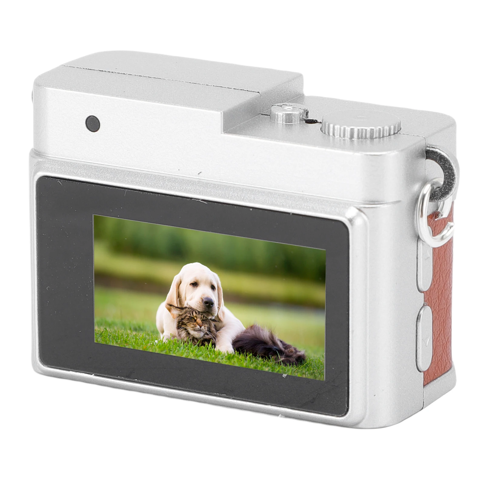 Kleine Retro-Digitalkamera, 0,96 Zoll Farbbildschirm, kleine Digitalkamera, LED-Fülllicht, 2 MP, 1080P FHD, für Lernaufnahmen