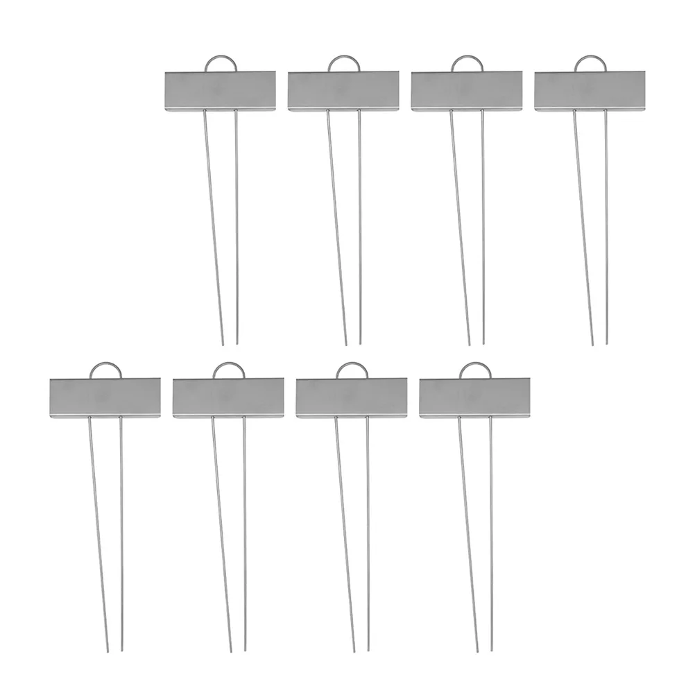 

8Pcs Plant Name Tags Metal Labels Lightweight Practical Garden Markers for Indoor Outdoor Plant Classification