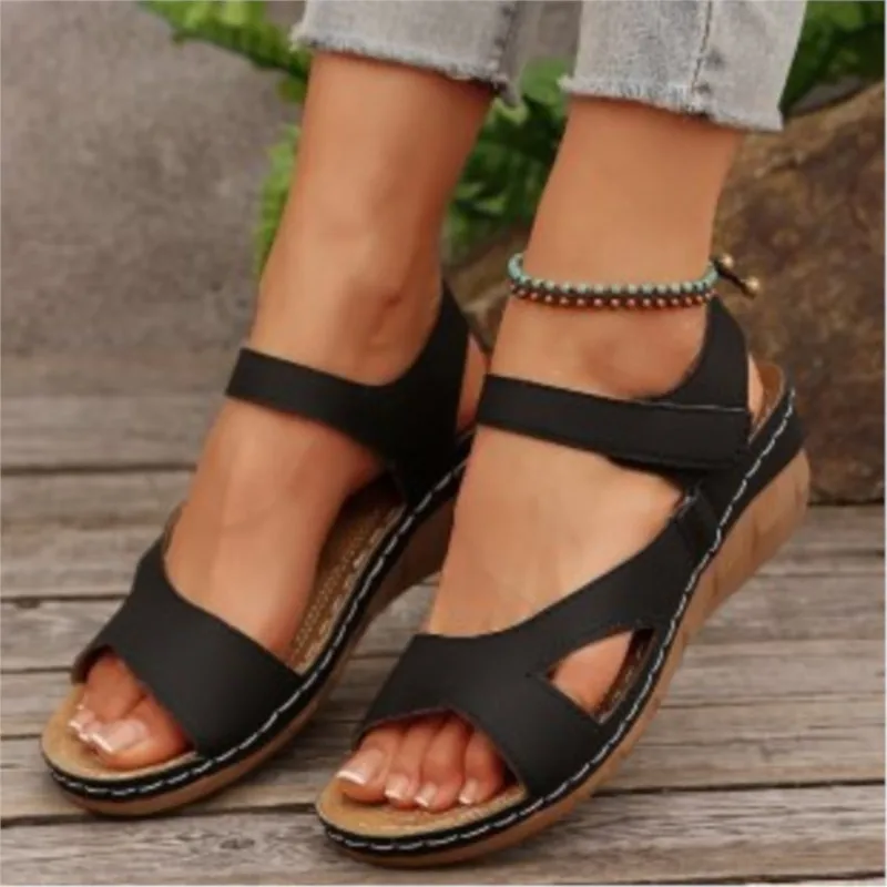 

Fashion Summer Woman Sandals Shoes Wedge Ladies Shoes Elegant Women's Sandals Beach Light Women Sandal Female Footwear