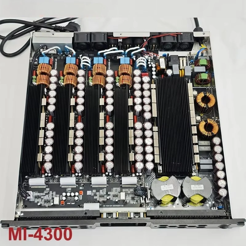 High Power Class D Amplifier 2850W*4CH Power Amplifier with Big Power and PFC Supply for Big Events Sound System
