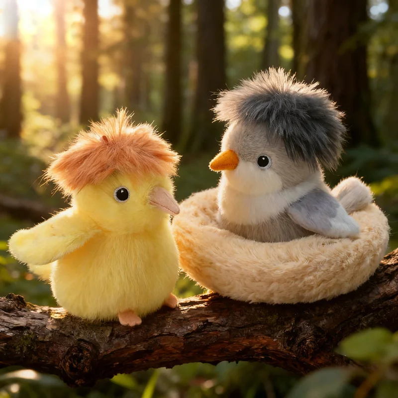 

Rabitai Little Bird второго поколения плюшевая кукла Pycnonotus Serinus Kawaii мягкий подарок для детей