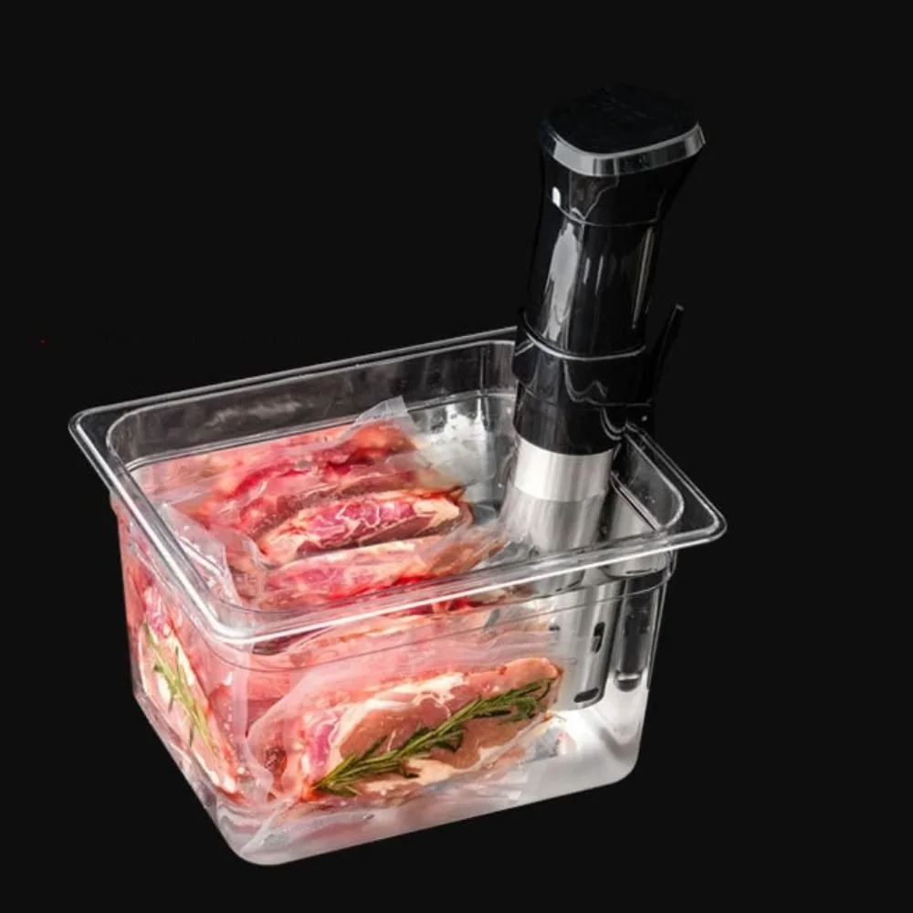 6L Sous Vide pojemnik do kuchenki przezroczysty pogrubiający Sous Vide zbiornik na wodę kulinarną izolacja akustyczna termoizolacyjny zbiornik