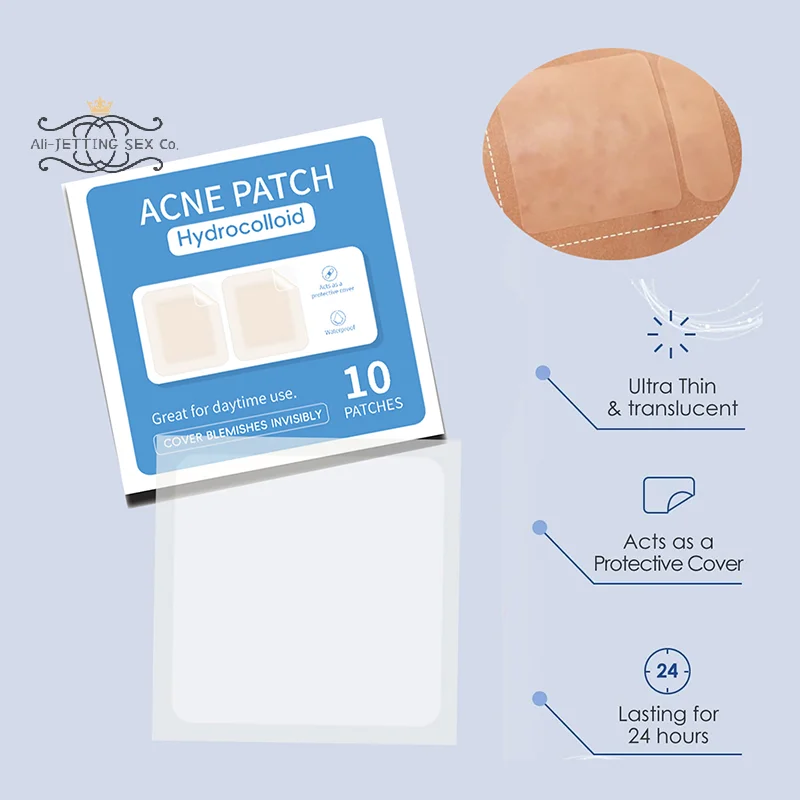 10 Patches Face Care Beauty Makeup Tools Patches Hydrocolloid Pimple Healing Sticker Cute Strong Absorption Zit Patches