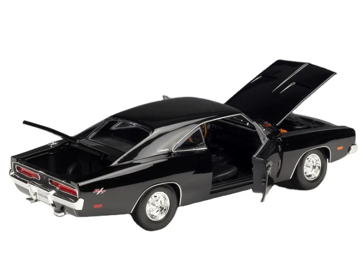 1:18 1969 Dodge Charger R/T simulation alloy car model collection