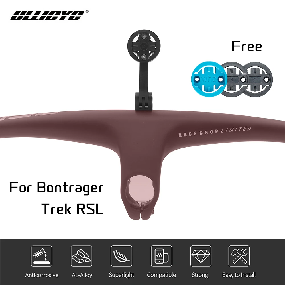 

For Bontrager Trek RSL MTB Handlebar Out-front Computer Mount With Garmin Wahoo Bryton IGPS Gopro Mount,ULLICYC
