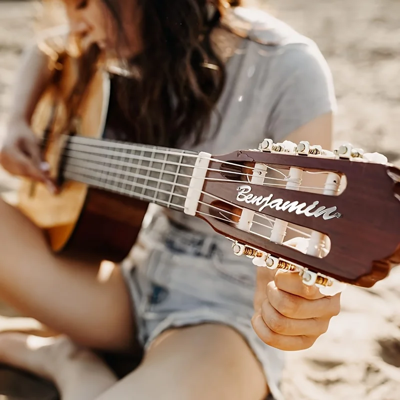 【Customized】Suitable for Any Type of Guitar Decorative Nameplate, Stainless Steel 3D Text Nameplate, Guitar Appearance Decoration Nameplate, a Perfect Gift for Music Enthusiasts, Ideal as a Gift image 2