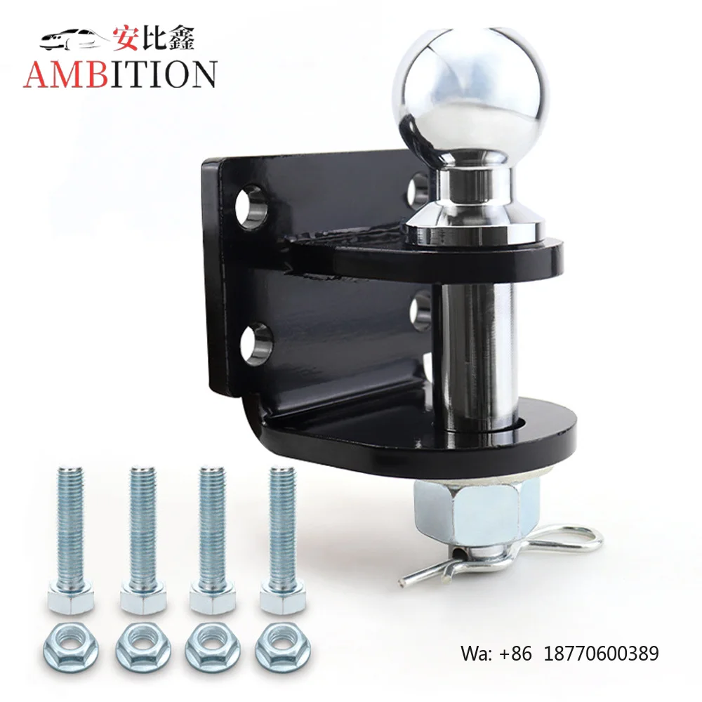 AMBITION Generic Trailer Hook Towing Accessories Multi Function Trailer Hitch Adapter RV  Connection Ball Head Tractor Hook