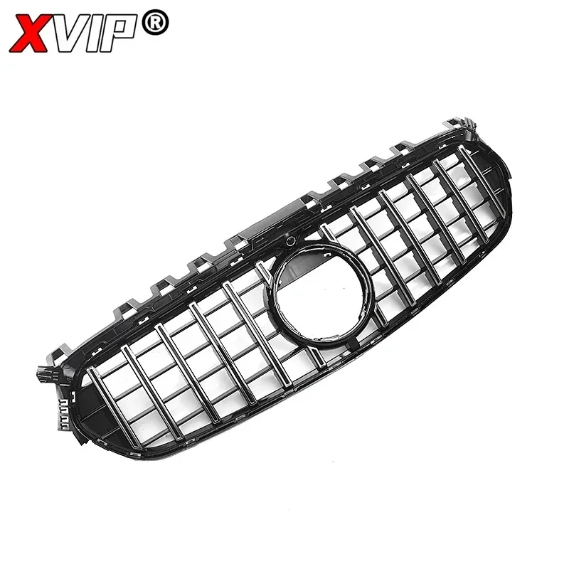 XVIP Chrome Black Diamonds Style Front Bumper Grille For Mercedes Benz B-Class W247 B160 B180 B200 B250 2020-2023 Racing Grilles